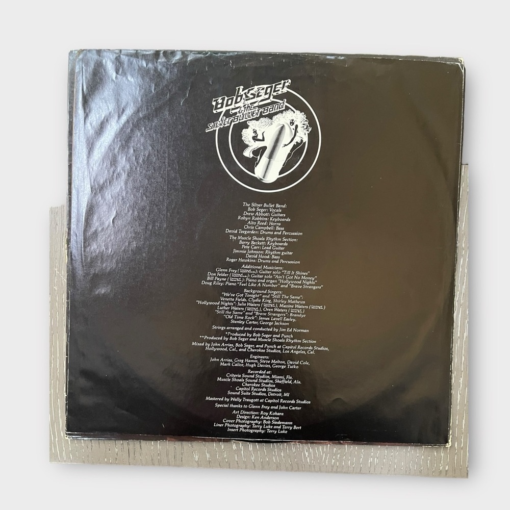 Bob Seger The Silver Bullet Band Stranger In Town 12’ Vinyl Record - Picture 3 of 7